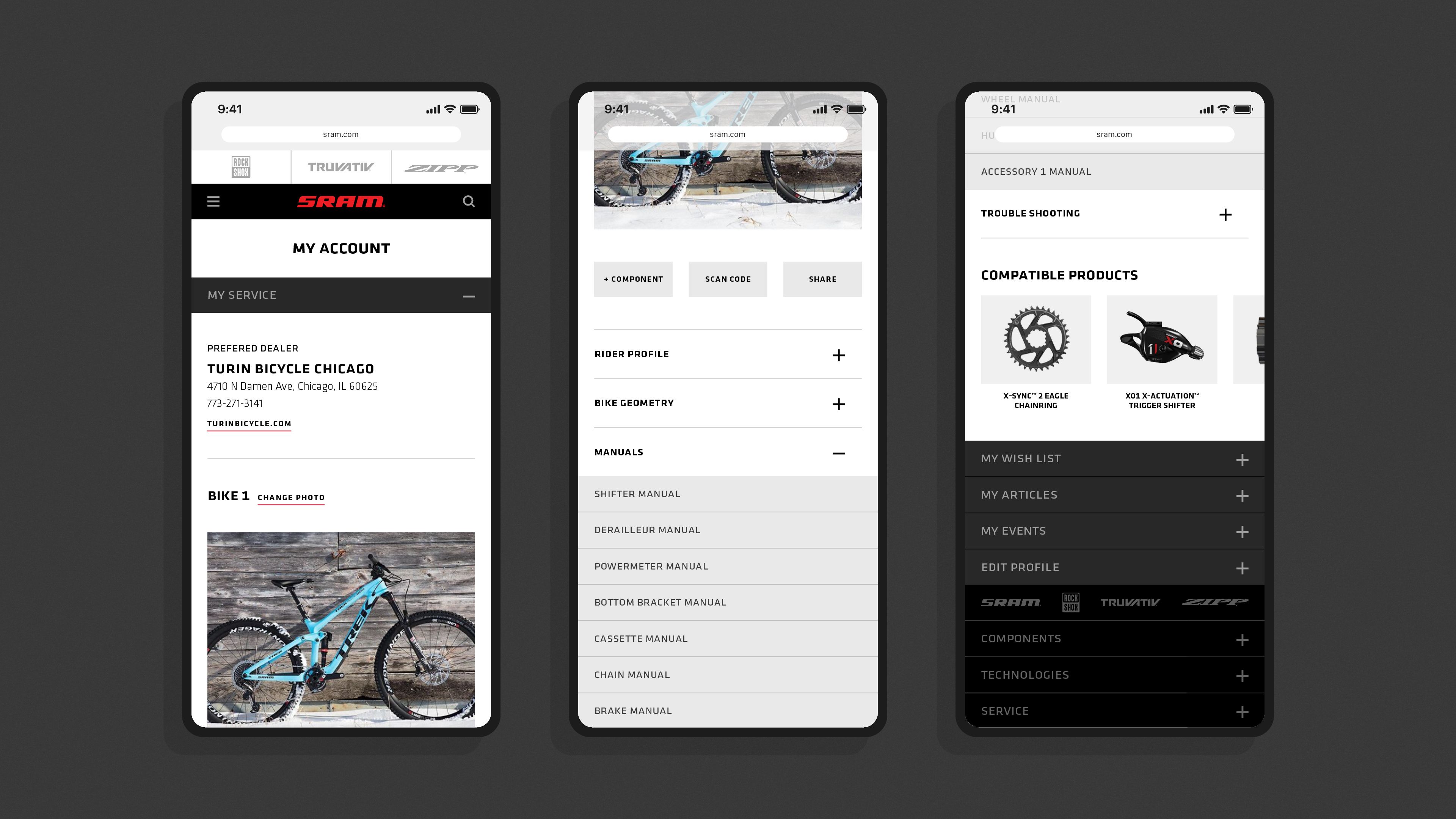 sram website